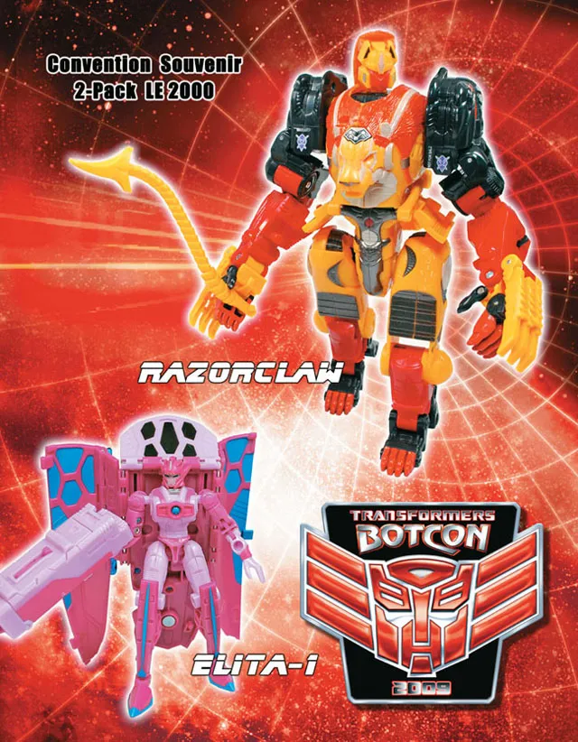 Razorclaw and Elita One Botcon Exclusive | Transformers Convention Botcon 2009