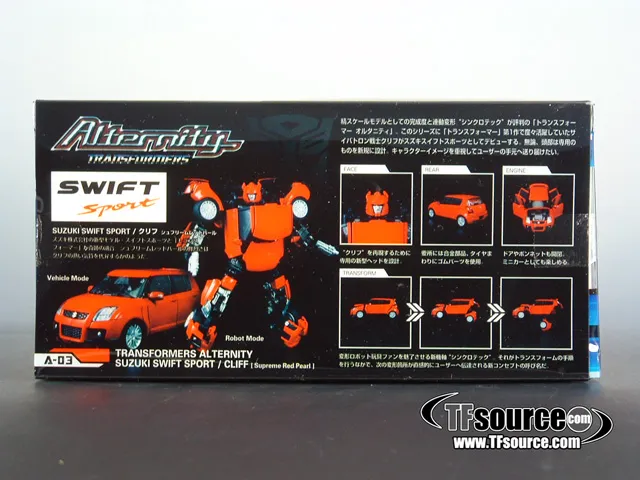 A-03 Bumblebee Red Pearl | Suzuki Swift Sport | Transformers Alternity
