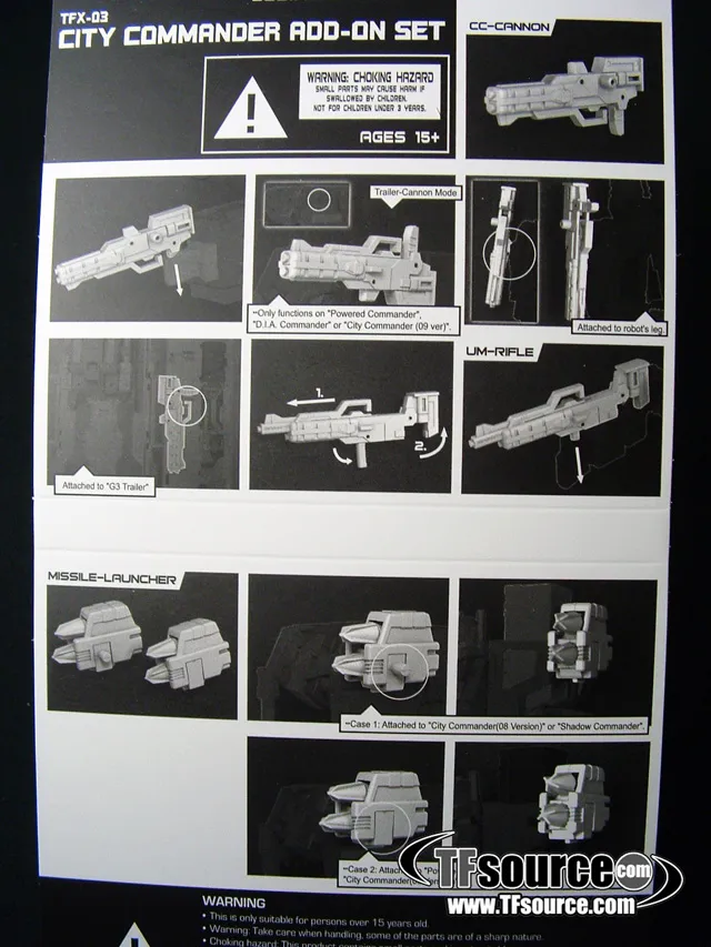 TFX-03 City Commander Gun and Missiles | Fansproject Parallax