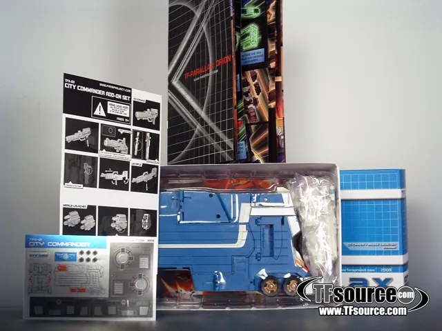 City Commander Trailer set and TFX-03 City Commander Upgrade Kit | Fansproject Parallax