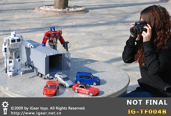 Masterpiece big Trailer Original Colors | Igear Mini Warriors