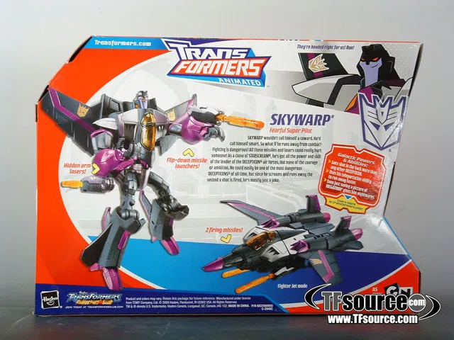 Voyager Class Skywarp | Transformers Animated