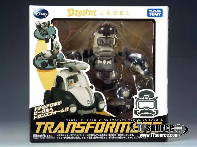 Donald Duck Black and White Version | Transformers Disney Label