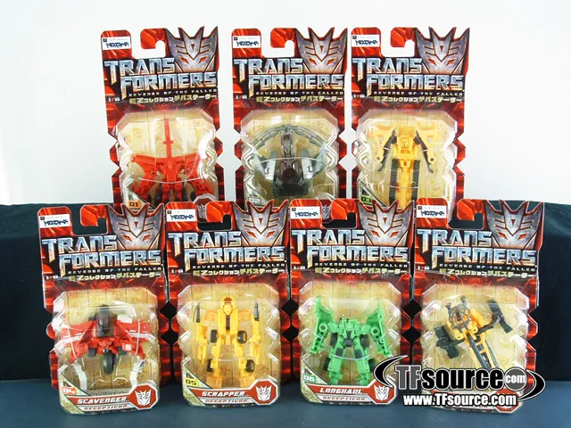 Devastator Movie Color Version Set of 6 | Transformers 2 ROTF Revenge of the Fallen EZ Collection