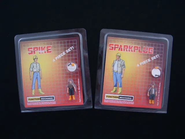 Spike and Sparkplug | Impossible Toys