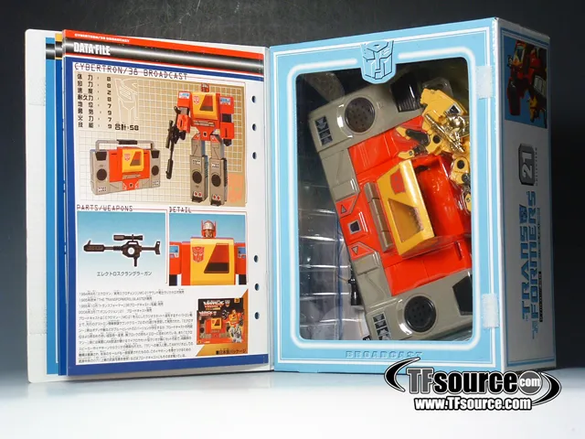 #21 Blaster Transformers G1 | the Transformers Collection Book Style Reissue