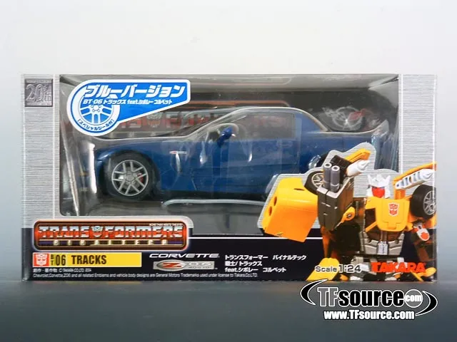 BT-06 Tracks Blue Version | Chevrolet Corvette | Transformers Binaltech