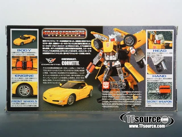 BT-06 Tracks Blue Version | Chevrolet Corvette | Transformers Binaltech