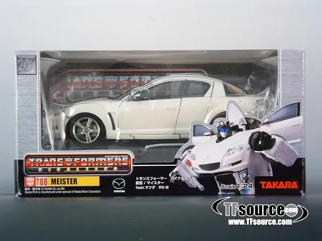 BT-08 Jazz Meister White Version | Mazda RX-7 | Transformers Binaltech