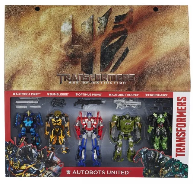 Voyager Class Autobots United Set of 5 | Transformers 4 Age of Extinction AOE Platinum Edition