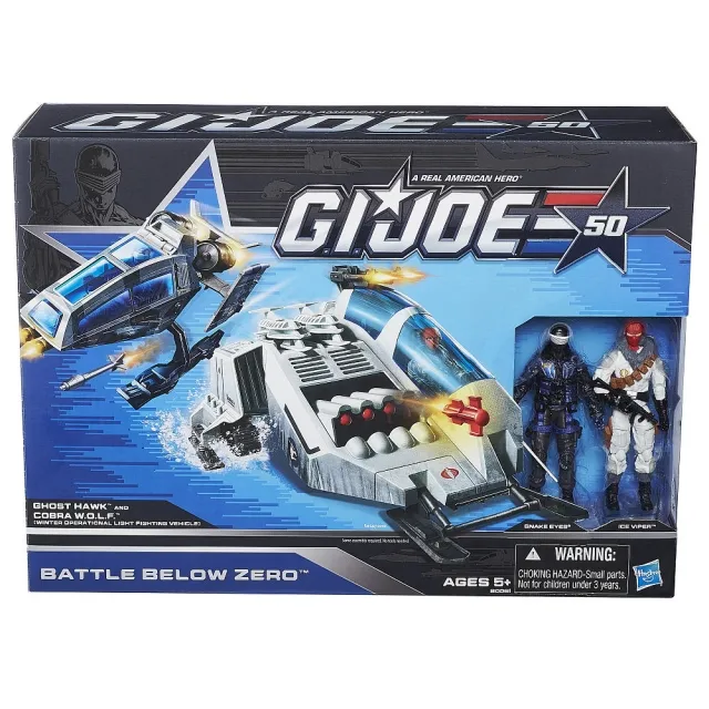 Ghost Hawk and Cobra W.O.L.F. Battle Below Zero Set  3.75-Inch Scale | G.I. 50th Anniversary