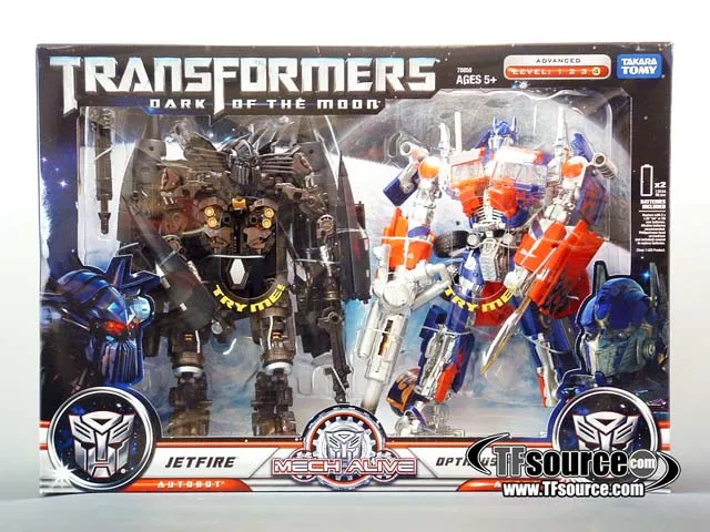 Leader Class Jetpower Optimus Prime and Jetfire Giftset | Transformers 3 Dark of the Moon DOTM