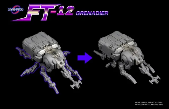 FT-12 Grenadier Grey Chest | Fans Toys
