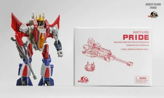 G-05S Pride FOC Starscream Upgrade Kit | Guilty | Upgrade Kit