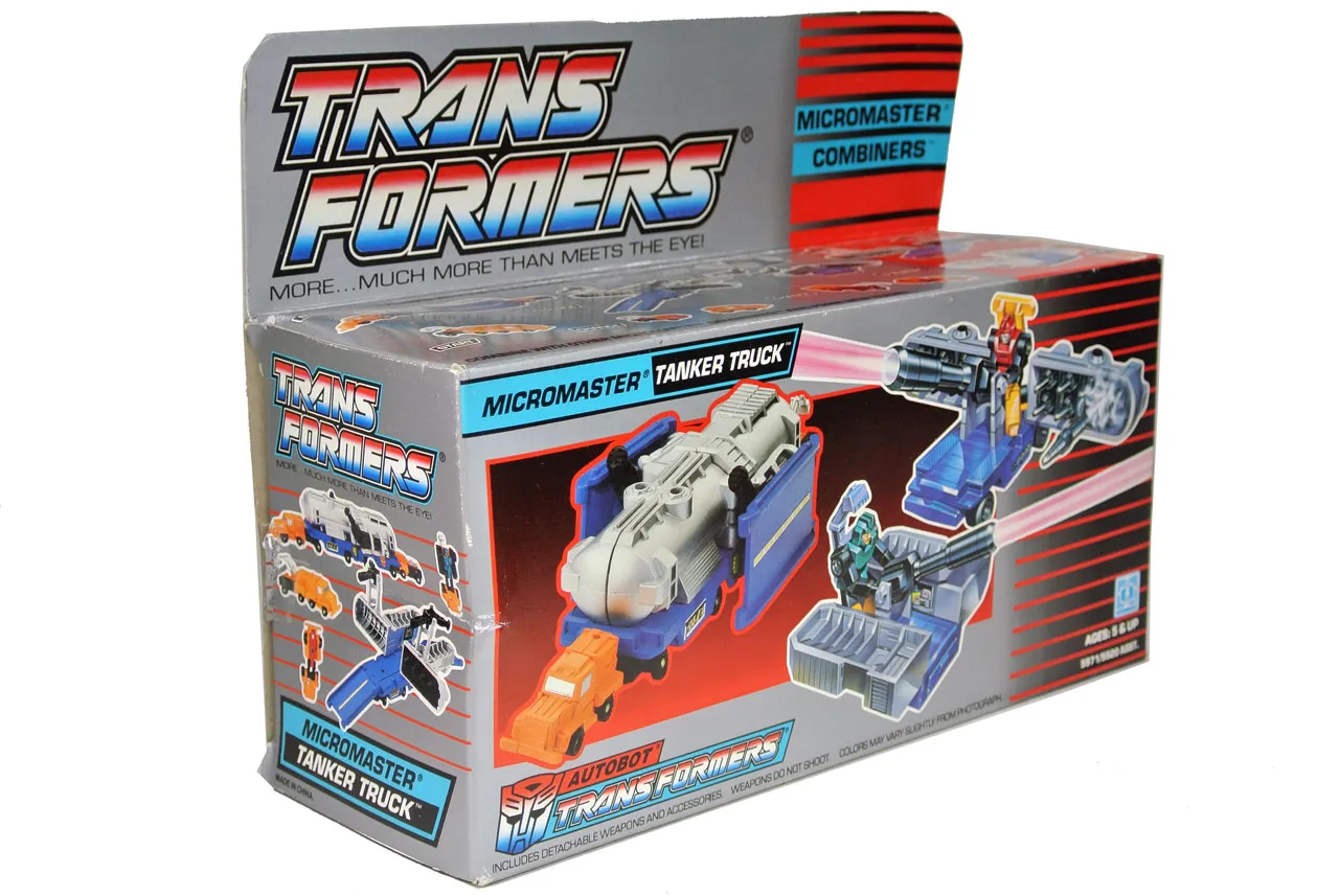Tanker Truck Micromasters Vintage Transformers G1