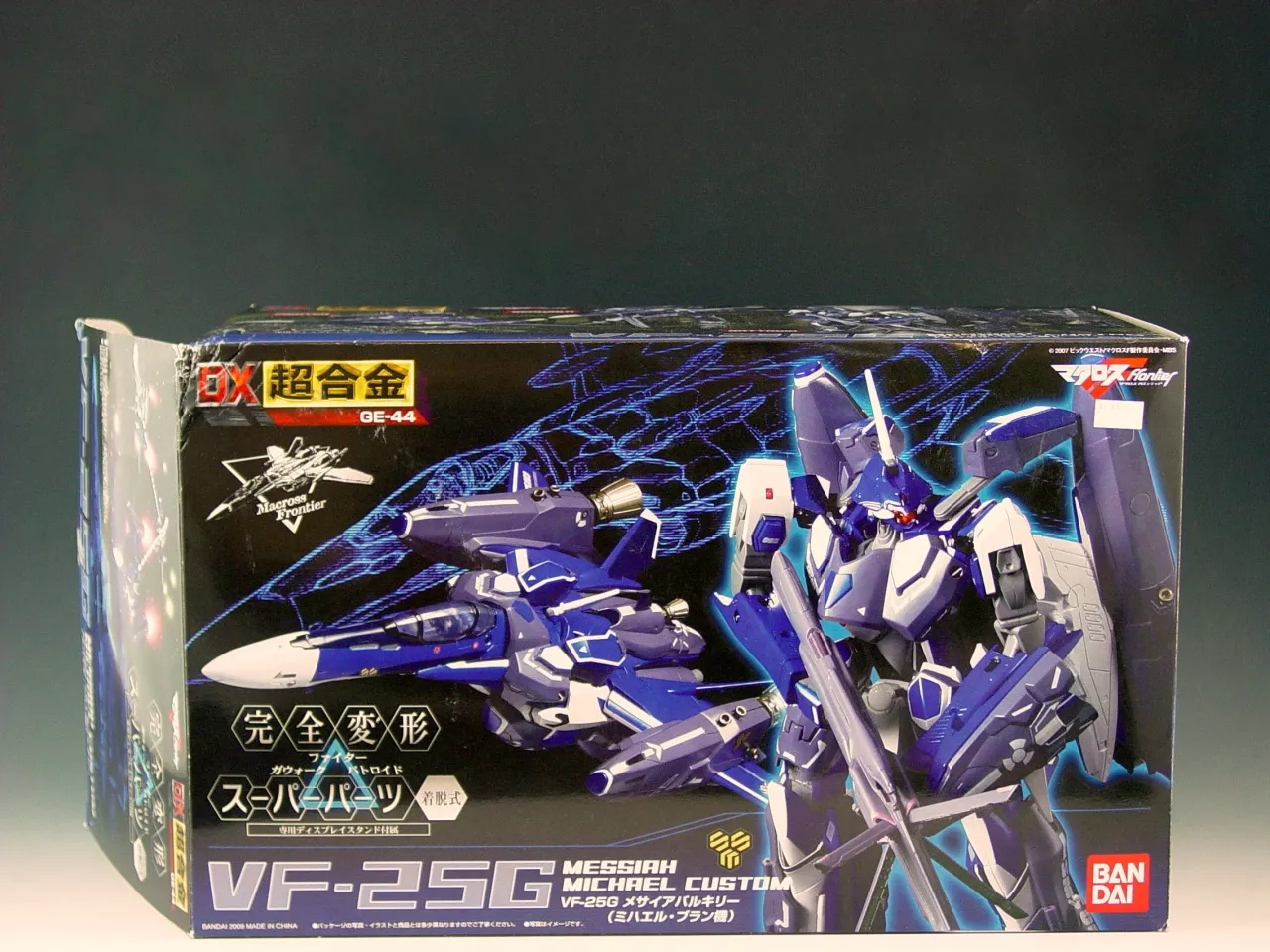 Bandai - Macross Frontier  - DX Chogokin GE-44 1/60 VF-25G Messiah Michael Custom  - MIB - 100% Complete