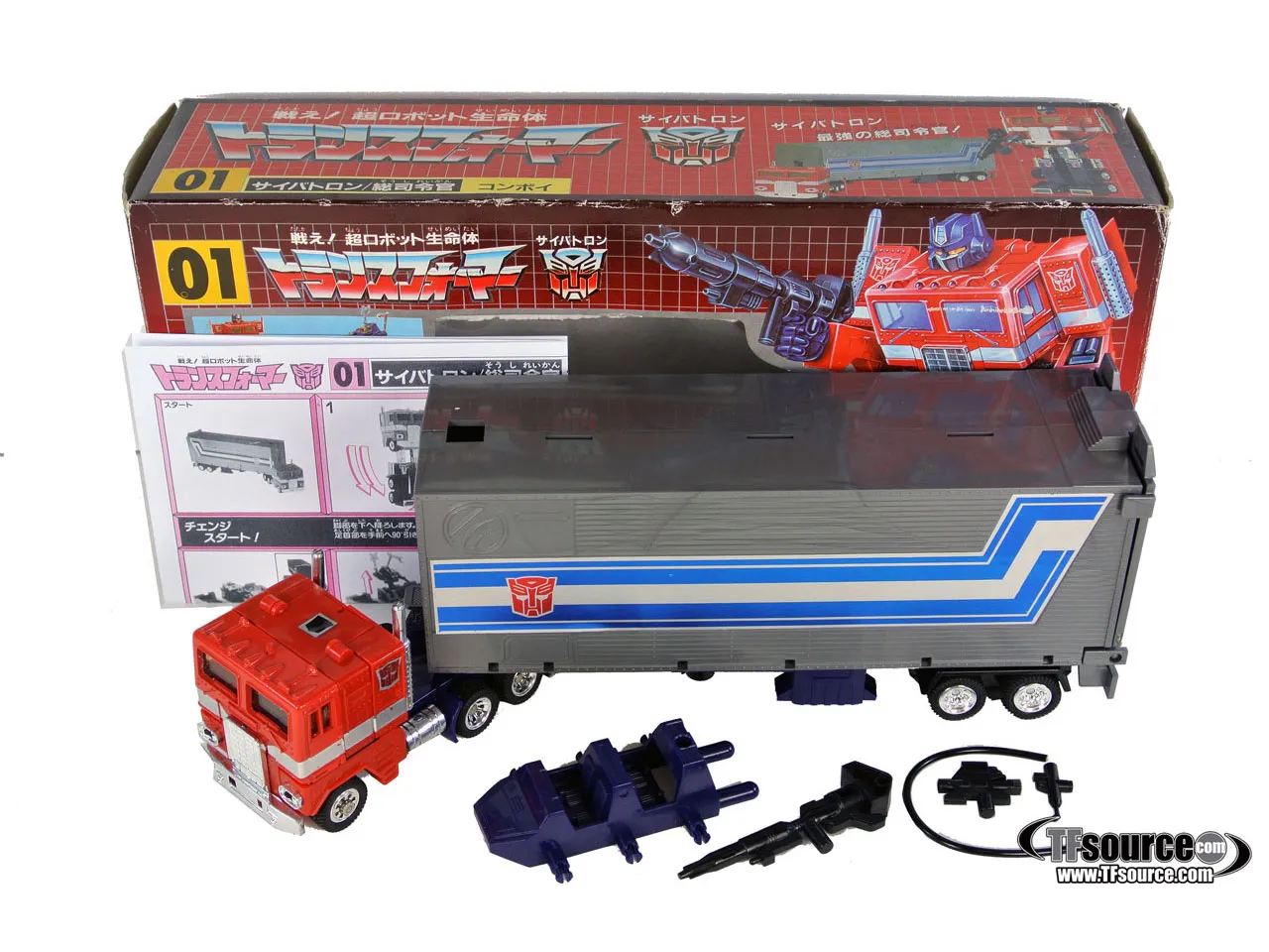 01 Optimus Prime | Vintage Japanese G1 Transformers