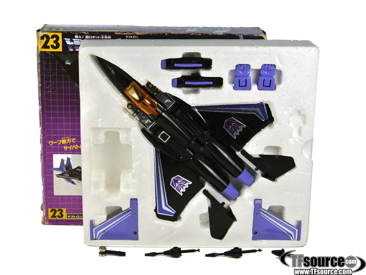 23 Skywarp Seeker Jet | Vintage Japanese G1 Transformers
