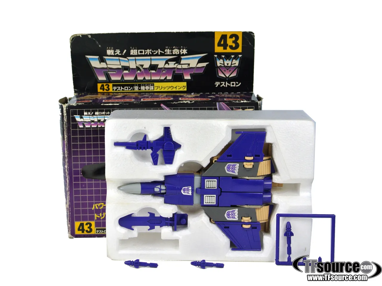 43 Blitzwing Triple Changer | Vintage Japanese G1 Transformers
