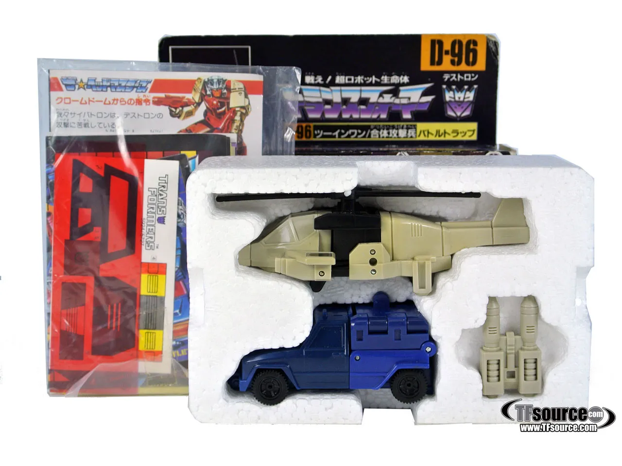 D-96 Battletrap Duocon | Vintage Japanese G1 Transformers