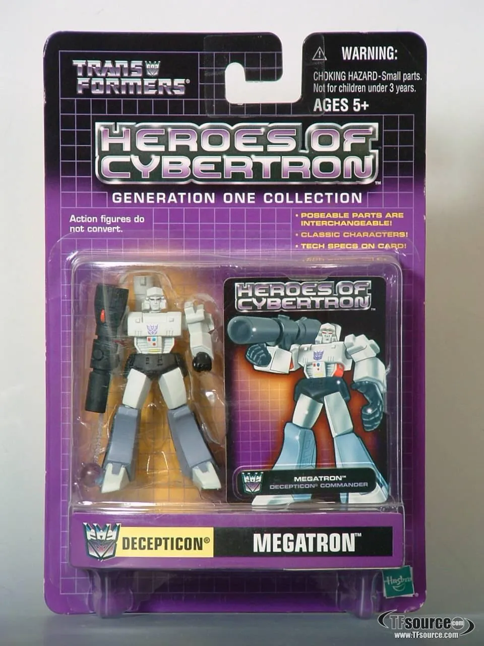 Megatron with Plasma Weapon | Transformers Heroes of Cybertron HOC