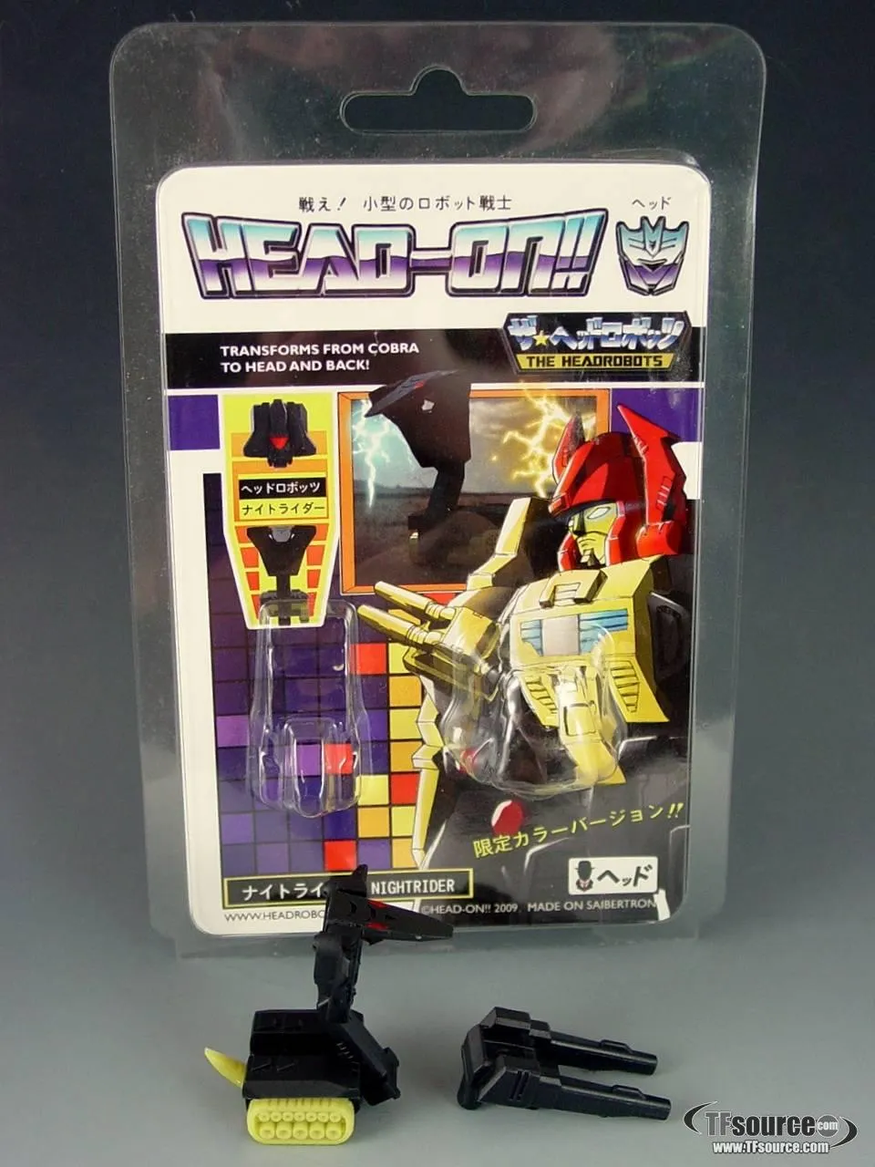 Nightrider Black Zarak Colors Osaka Exclusive | Headrobots