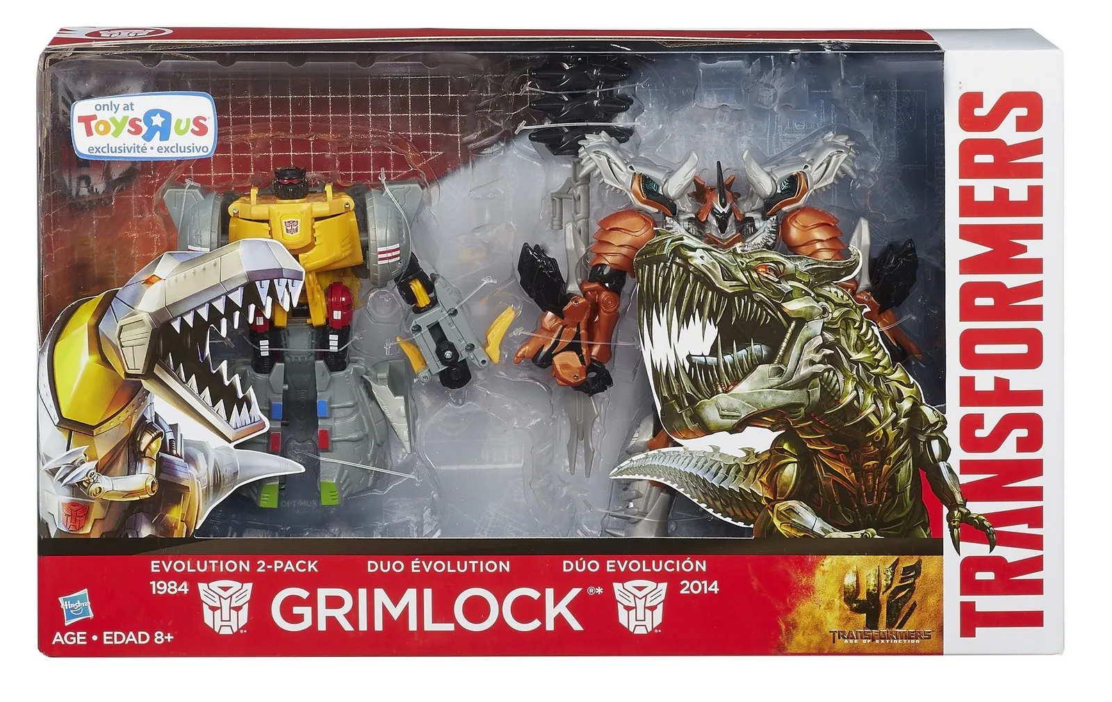 Voyager Class Grimlock Evolution 2-Pack | Transformers 4 Age of Extinction AOE
