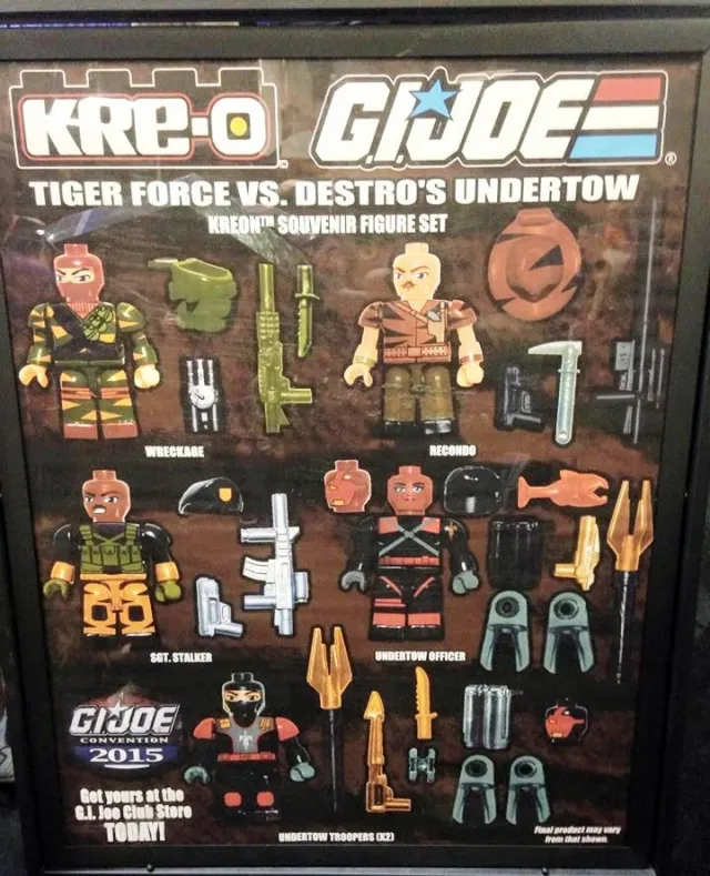 Tiger Force vs Destros Undertow 3.75-Inch Scale | G.I. Joe Joecon 2015 Convention Exclusive