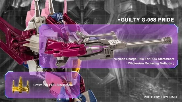 G-05S Pride Generations Starscream Upgrade Kit Japanese Version | Guilty | Upgrade Kit