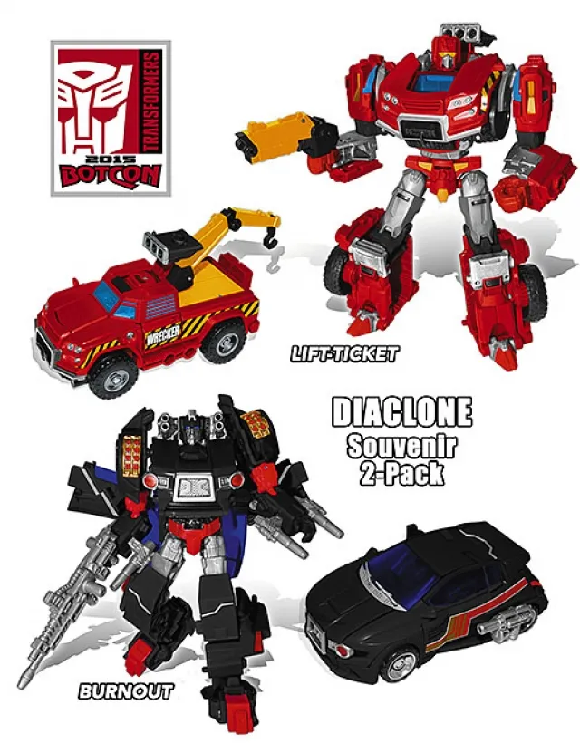 Lift-Ticket and Burnout Botcon Exclusive | Transformers Convention Botcon 2015