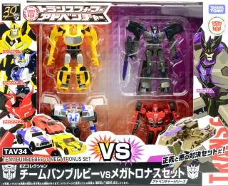 TAV-34 EZ Collection Team Bumblebee vs Megatron Set | Transformers Adventure