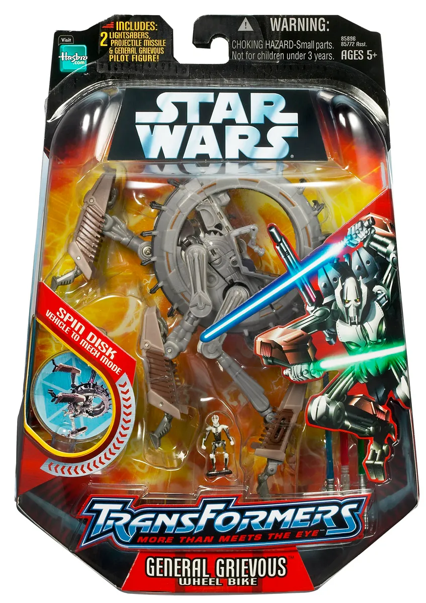 General Grievous to Wheel Bike | Star Wars Transformers Crossover