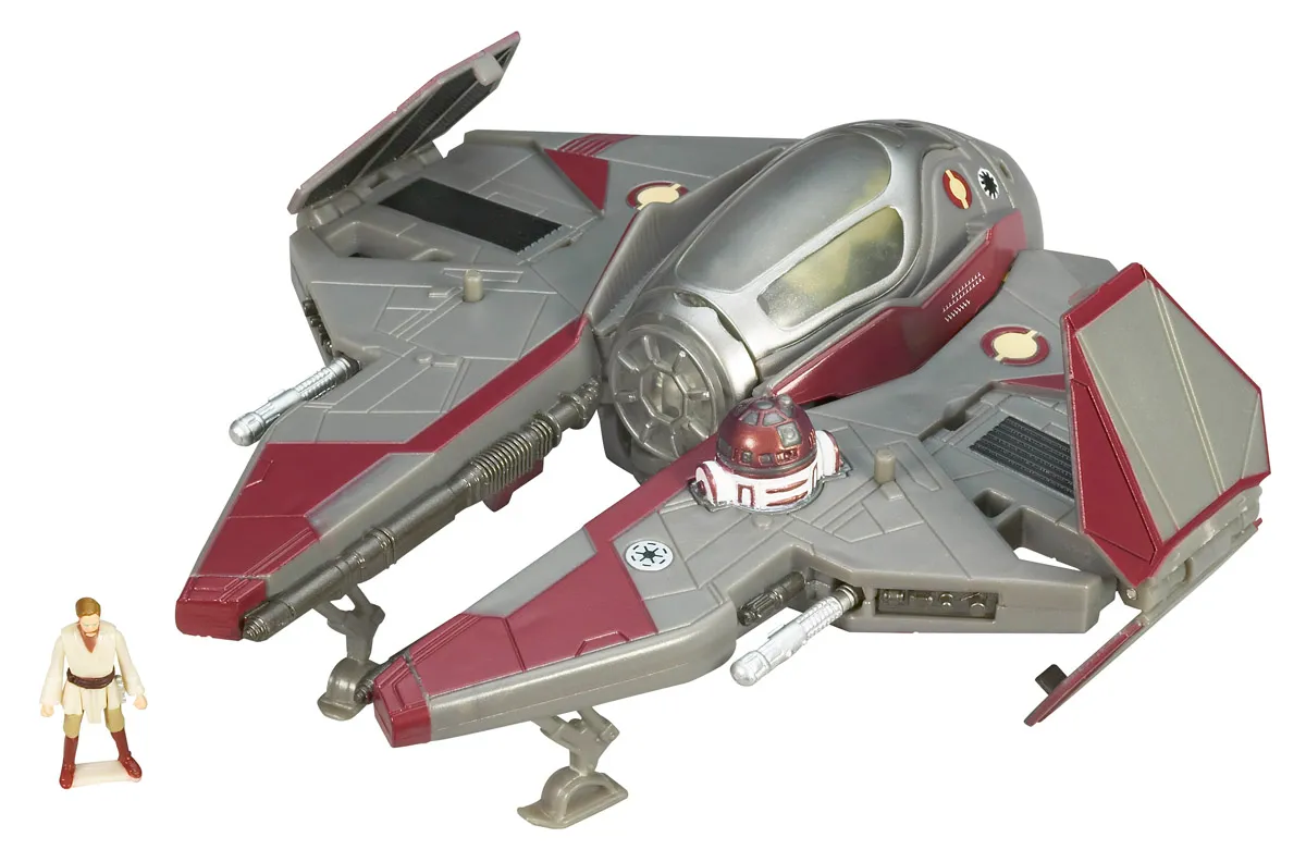 Obi-Wan Kenobi to Jedi Starfighter Revenge of the Sith | Star Wars Transformers Crossover