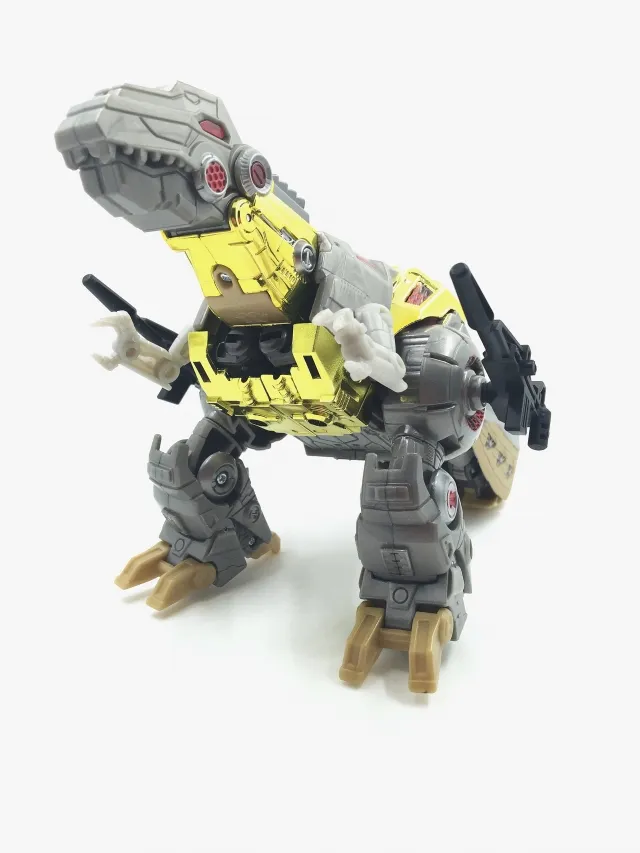 IF-EX01 Dinoarmor and Rifle Set for FOC Voyager Grimlock Chrome Version | Iron Factory | Upgrade Kit