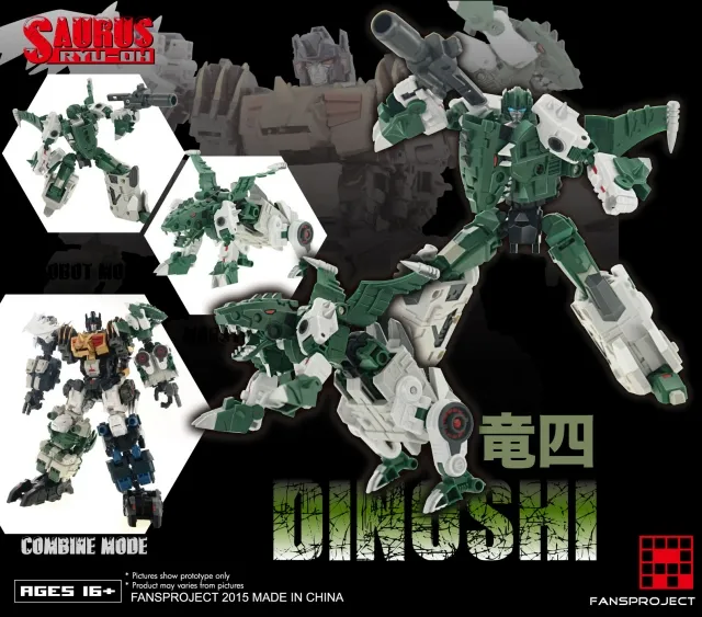 Dinoshi | Fansproject Saurus Ryu-oh