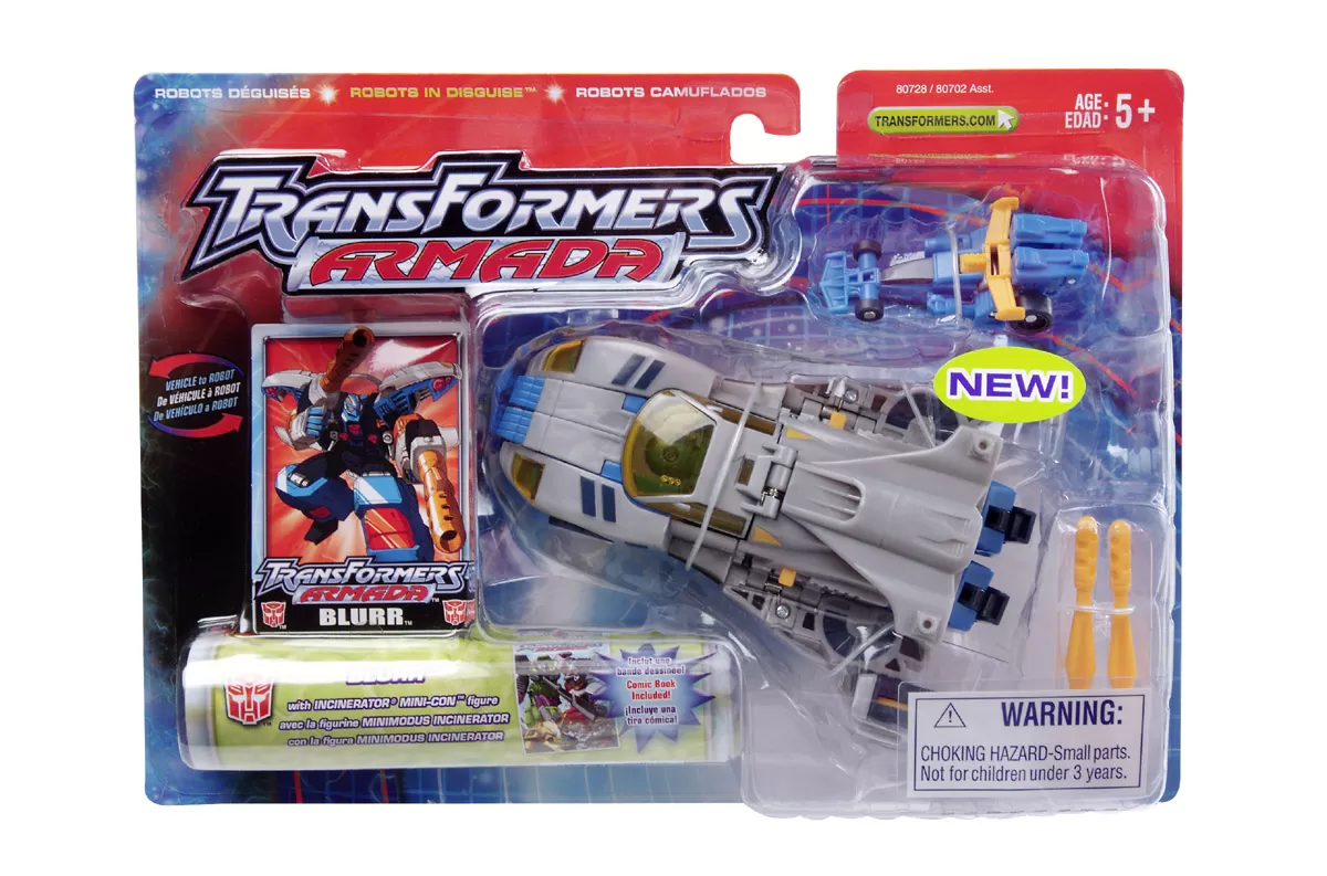 Blurr and Incinerator Super-con | Transformers Armada