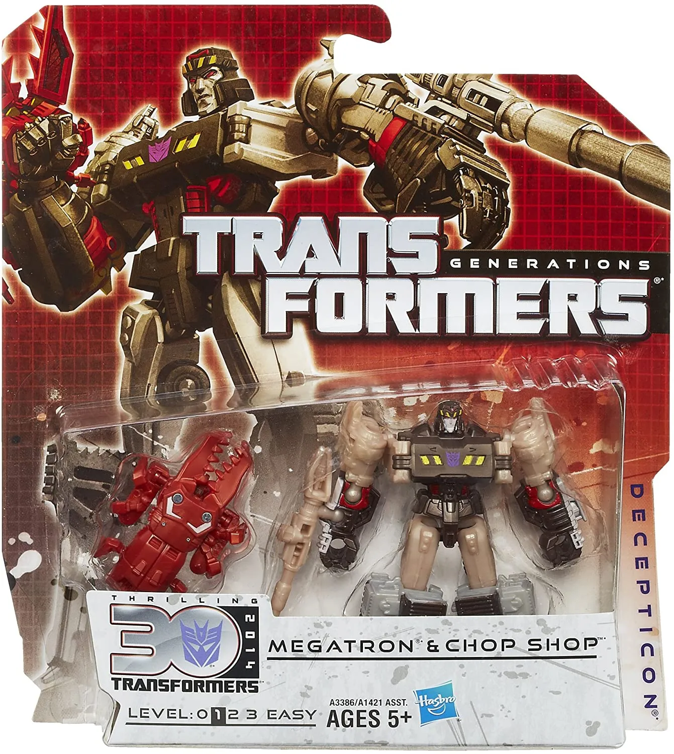 Legends Class Megatron and Chop Shop | Transformers Generations Thrilling 30