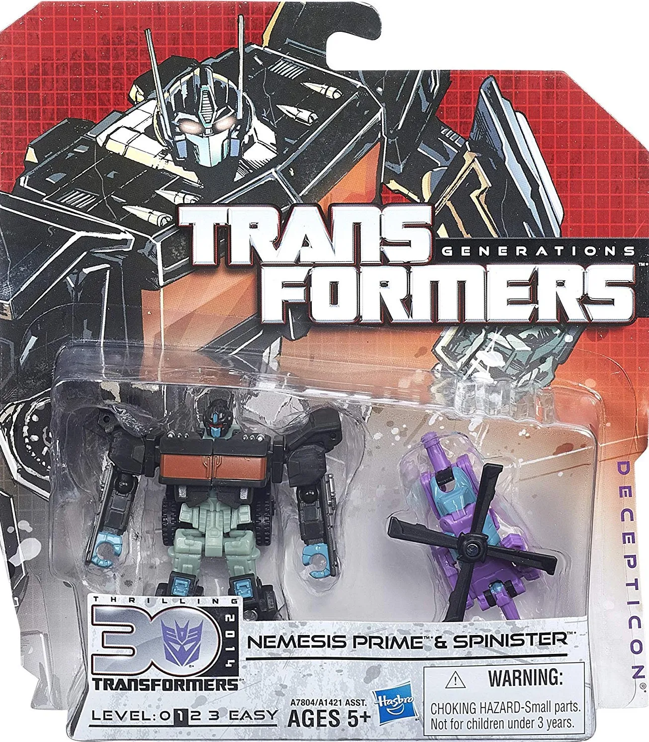 Legends Class Nemesis Prime and Spinister | Transformers Generations Thrilling 30