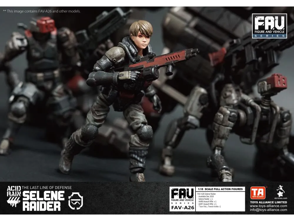 FAV-A26 Selene Raider 1:18 Scale | Acid Rain FAV