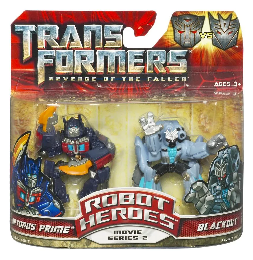Optimus Prime vs Blackout | Transformers Robot Heroes