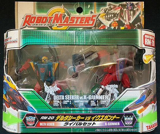 RM-20 Delta Seeker vs X-Gunner | Transformers Robot Masters