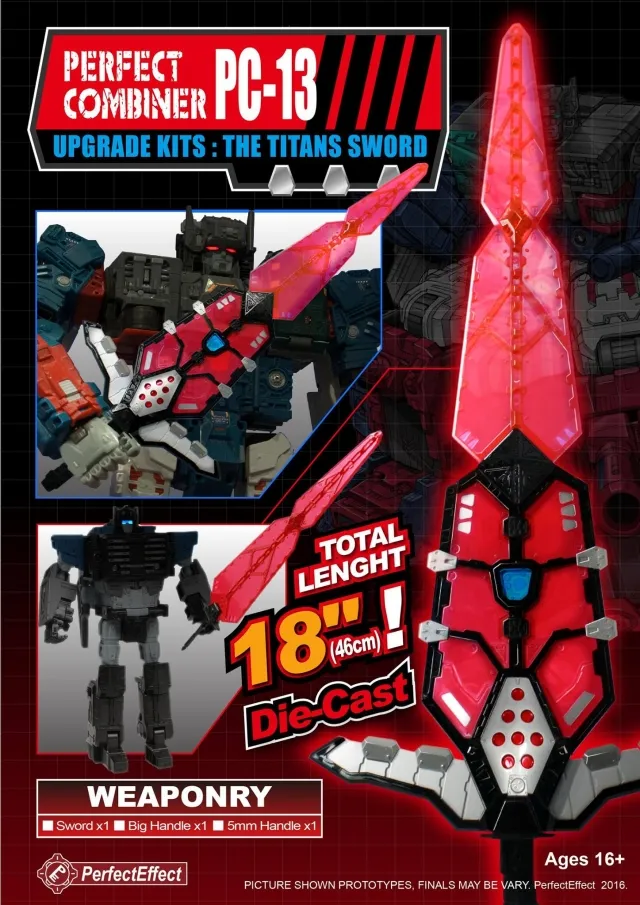 PC-13 Perfect Combiner Upgrade Kit for Titans Return Fortress Maximus | Hasbro | Upgrade Kit