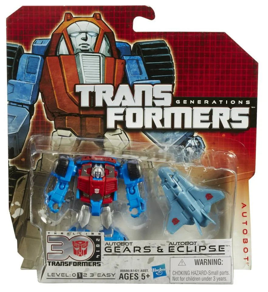Legends Class Autobot Gears and Eclipse | Transformers Generations Thrilling 30