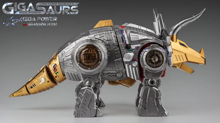 HQ-02 Grassor Metallic Version | GigaPower Gigasaurs