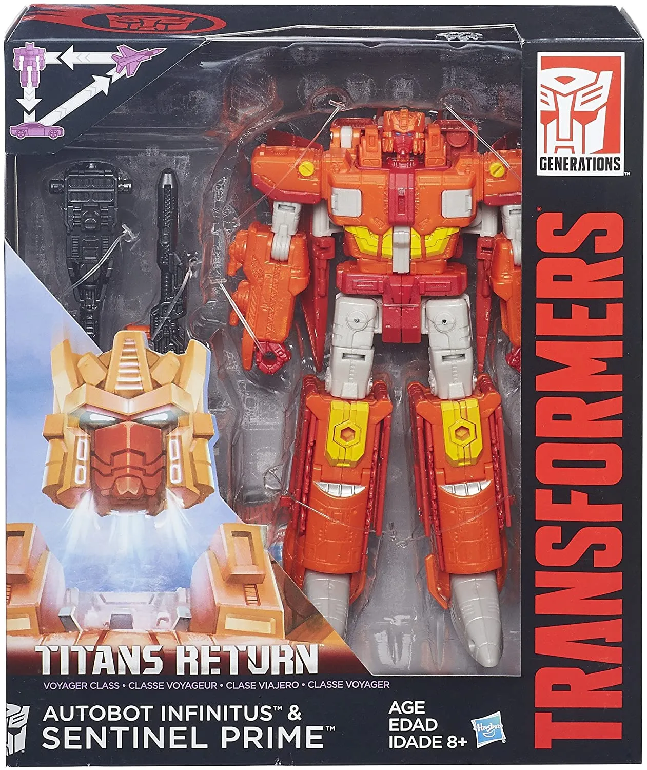 Sentinel Prime and Infinitus Voyager Class  | Transformers Generations Titans Return