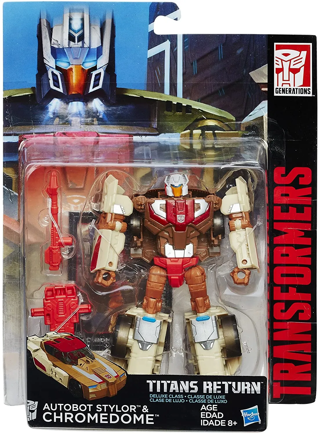 Chromedome and Stylor Deluxe Class  | Transformers Generations Titans Return