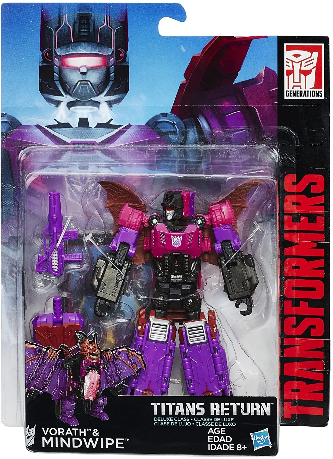 Mindwipe and Vorath Deluxe Class  | Transformers Generations Titans Return