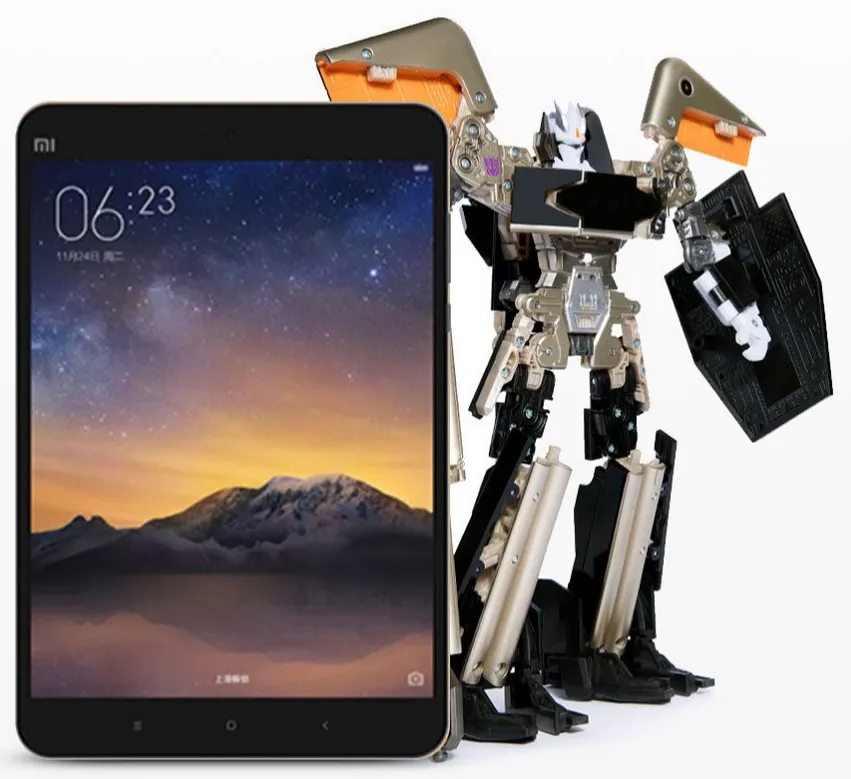 Xiaomi Mi Pad 2 Soundwave Gold Color Edition | Transformers Asia Exclusive