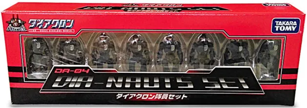 DA-04 Dia-Naughts Set of 8 | Blue Black Version | Diaclone Reboot