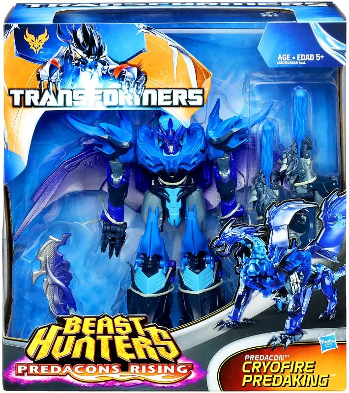 Voyager Class Cryo Fire Predaking | Transformers Prime Beast Hunters